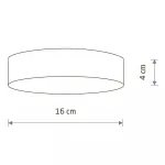 Потолочный cветильник Nowodvorski Lid Round Led Black 10407 от ImperiumLoft
