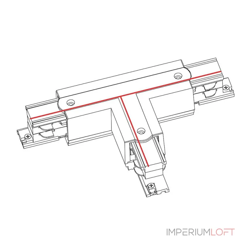 Коннектор для трехфазной трековой системы T-образный правый 1 Nowodvorski Ctls Power White 8241 от ImperiumLoft Коннектор для трехфазной трековой системы T-образный правый 1 Nowodvorski Ctls Power White 8241 от ImperiumLoft