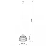 Подвесная люстра Nowodvorski Boho S Wood 11150 от ImperiumLoft