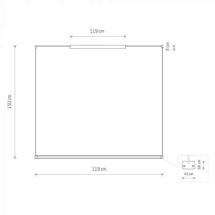 Подвесной светильник Nowodvorski Cl H Led Pro White 10524 от ImperiumLoft