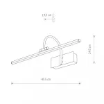 Подсветка для картин Nowodvorski Giotto Led S Antique Brass 8168