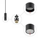 Подвесной светильник Nowodvorski Fourty S Black 10765 от ImperiumLoft