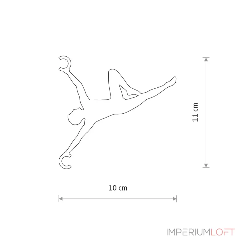 Держатель провода Nowodvorski Acrobat Silk Gray 11796