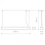 Подвесной светильник Nowodvorski Soft Led 120x6 White 7537