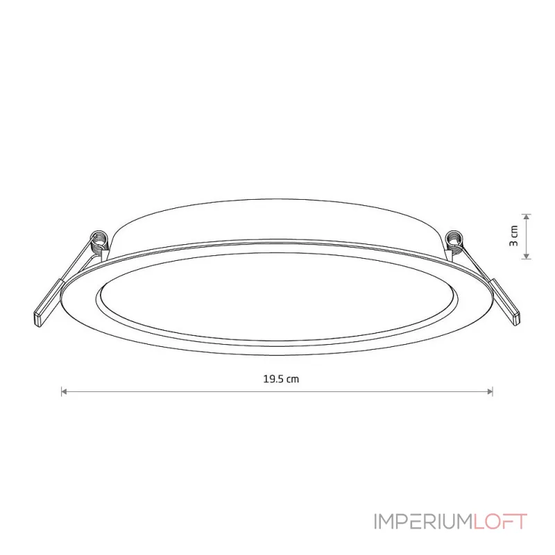 Встраиваемый светильник Nowodvorski Mykonos Led White 10543 от ImperiumLoft Встраиваемый светильник Nowodvorski Mykonos Led White 10543 от ImperiumLoft