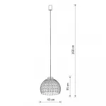 Подвесной светильник Nowodvorski Boho M Wood 11151 Подвесной светильник Nowodvorski Boho M Wood 11151