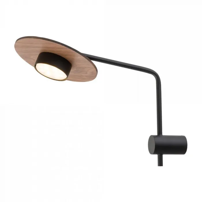 Настенный светильник Nowodvorski Disk Dark Wood/Black 7645 от ImperiumLoft