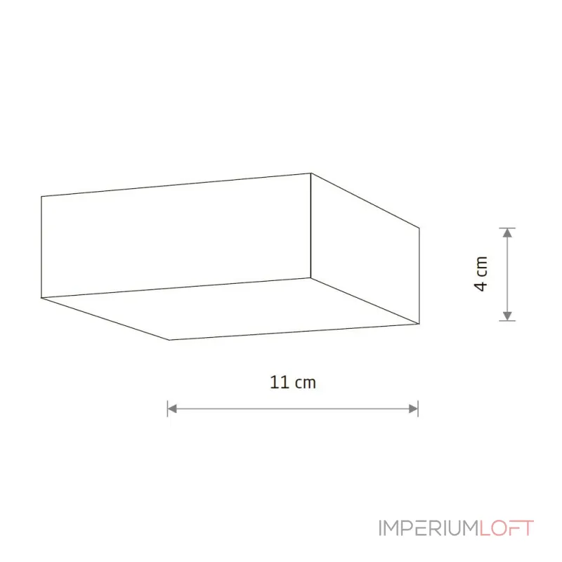 Потолочный cветильник Nowodvorski Lid Square Led White 10420