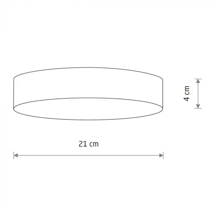 Потолочный cветильник Nowodvorski Lid Round Led Black 10408 от ImperiumLoft