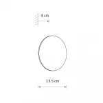 Уличный настенный светильник Nowodvorski Aria Led S Black 11562