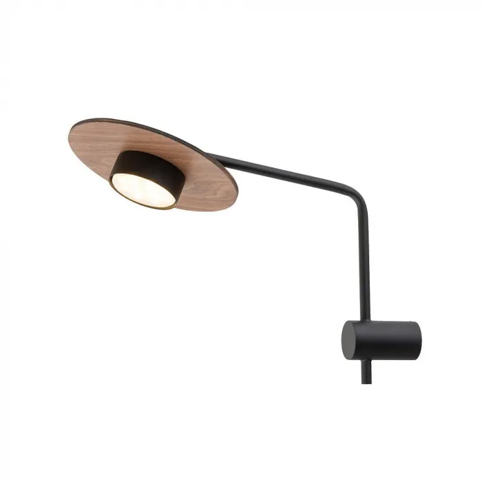 Настенный светильник Nowodvorski Disk Dark Wood/Black 7645 от ImperiumLoft