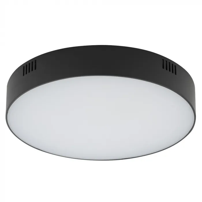 Потолочный cветильник Nowodvorski Lid Round Led Black 10408 от ImperiumLoft