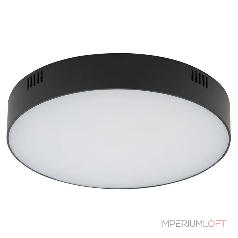 Потолочный cветильник Nowodvorski Lid Round Led Black 10408