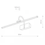 Подсветка для картин Nowodvorski Giotto Led M Antique Brass 8170 от ImperiumLoft