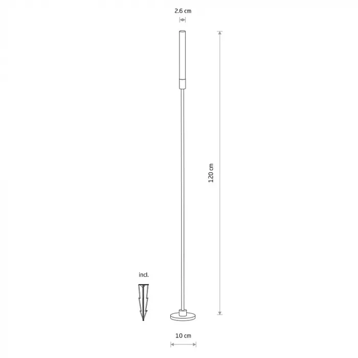 Уличный светильник Nowodvorski Zola Led Black 11546 от ImperiumLoft