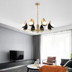 Дизайнерская подвесная люстра ODENCE 6 lamps