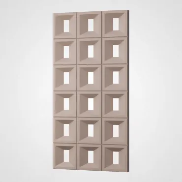 3D Стеновая панель PN1528-1-K золотистый гранит  K 1200*600*40 