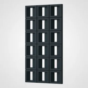 3D Стеновая панель PN1528-10-H космический чёрный 1200*600*70 3D Стеновая панель PN1528-10-H космический чёрный 1200*600*70