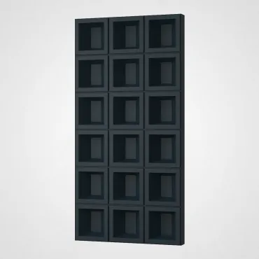 3D Стеновая панель PN1528-12-H космический чёрный 1200*600*70 3D Стеновая панель PN1528-12-H космический чёрный 1200*600*70