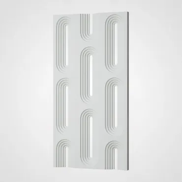 3D Стеновая панель PN1528-13-B белоснежный 1200*600*30