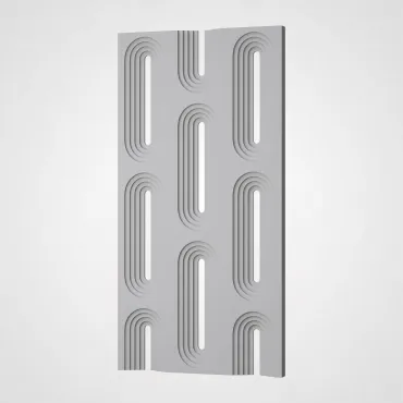 3D Стеновая панель PN1528-13-J бело-серый 1200*600*30 3D Стеновая панель PN1528-13-J бело-серый 1200*600*30