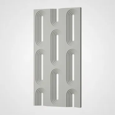 3D Стеновая панель PN1528-13-L чистый серый 1200*600*30