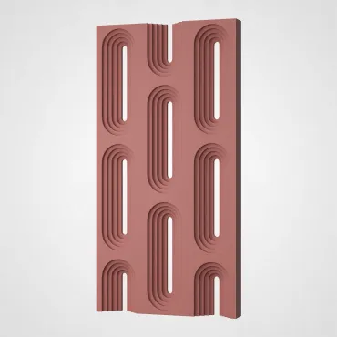 3D Стеновая панель PN1528-14-F карминовый 1200*600*60 3D Стеновая панель PN1528-14-F карминовый 1200*600*60