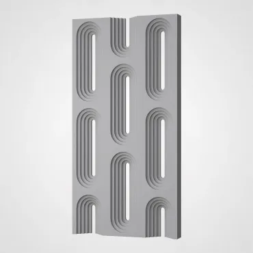 3D Стеновая панель PN1528-14-G цементный серый 1200*600*60