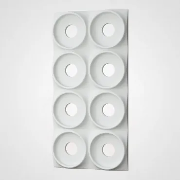 3D Стеновая панель PN1528-15-B белоснежный 1200*600*40 3D Стеновая панель PN1528-15-B белоснежный 1200*600*40