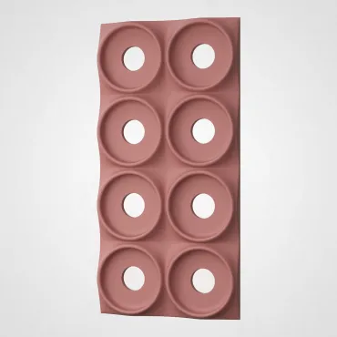 3D Стеновая панель PN1528-15-F карминовый 1200*600*40 3D Стеновая панель PN1528-15-F карминовый 1200*600*40