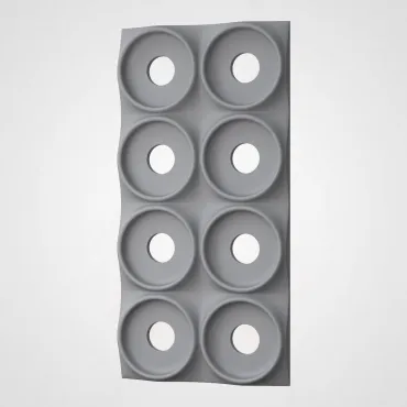 3D Стеновая панель PN1528-15-T премиальный серый 1200*600*40 3D Стеновая панель PN1528-15-T премиальный серый 1200*600*40