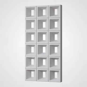 3D Стеновая панель PN1528-2-D нефритовый белый 1200*600*80 3D Стеновая панель PN1528-2-D нефритовый белый 1200*600*80