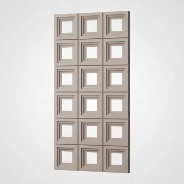 3D Стеновая панель PN1528-3-C современный серый 1200*600*30