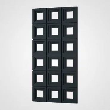 3D Стеновая панель PN1528-3-H космический чёрный 1200*600*30
