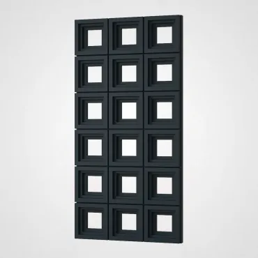 3D Стеновая панель PN1528-4-H космический чёрный 1200*600*65