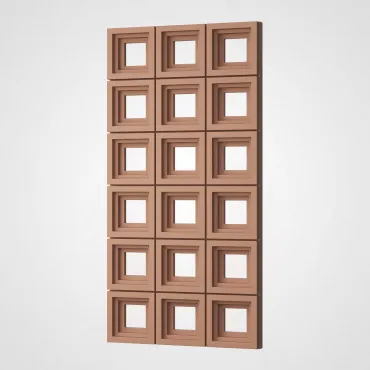 3D Стеновая панель PN1528-4-M земляной жёлтый 1200*600*65 3D Стеновая панель PN1528-4-M земляной жёлтый 1200*600*65