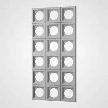 3D Стеновая панель PN1528-5-J бело-серый 1200*600*30 3D Стеновая панель PN1528-5-J бело-серый 1200*600*30