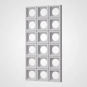 3D Стеновая панель PN1528-6-D нефритовый белый 1200*600*65