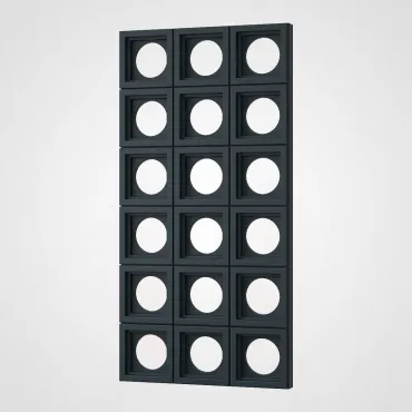 3D Стеновая панель PN1528-6-H космический чёрный 1200*600*65