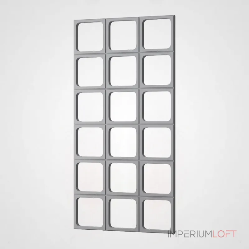 Полиуретановая 3D стеновая панель PN1528-7-G цементный серый 120*60*3 в виде воздушного блока Полиуретановая 3D стеновая панель PN1528-7-G цементный серый 120*60*3 в виде воздушного блока