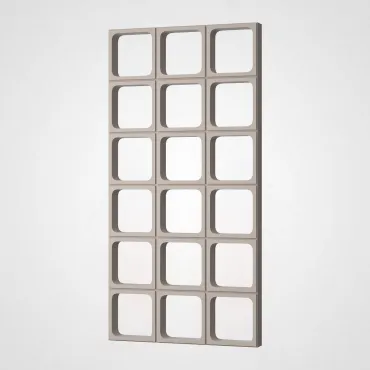 3D Стеновая панель PN1528-8-C современный серый 1200*600*60