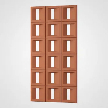 3D Стеновая панель PN1528-9-A оранжевый "Hermes" 1200*600*35 3D Стеновая панель PN1528-9-A оранжевый "Hermes" 1200*600*35