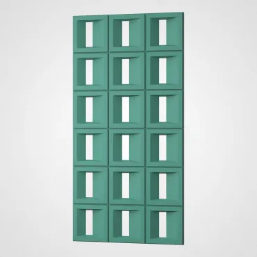 3D Стеновая панель PN1528-9-N лотосовый зелёный 1200*600*35 3D Стеновая панель PN1528-9-N лотосовый зелёный 1200*600*35