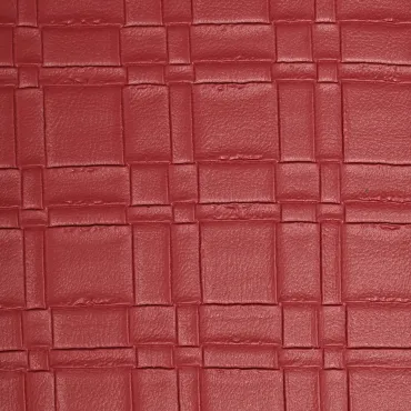 Стеновая панель CROWN 68-15 Кожа Карминовая - 2800-1220-5 мм
