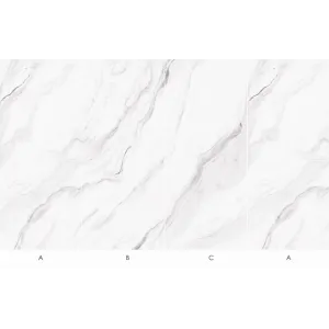 Стеновая панель CROWN Широкоформатная 80007P Мрамор Волокас - 2800-1220-5 мм