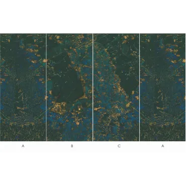 Стеновая панель CROWN Широкоформатная 80022P-1 Кварцит Авокадо - 2800-1220-8 мм