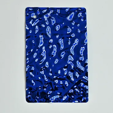 Стеновая панель blue water водная рябь - 2800*1220*5 мм Стеновая панель blue water водная рябь - 2800*1220*5 мм