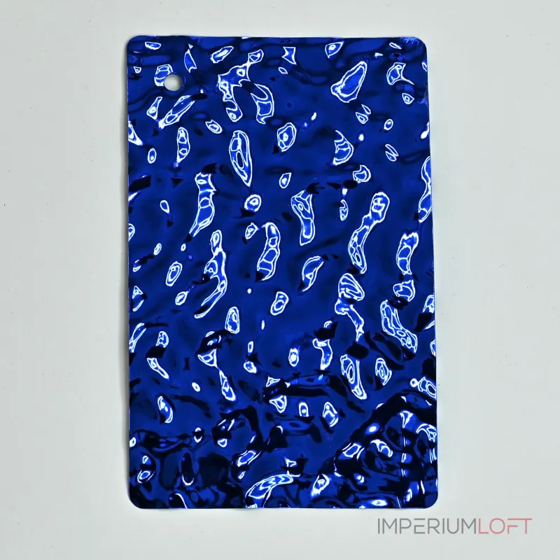 Стеновая панель blue water водная рябь — 2800*1220*5 мм Стеновая панель blue water водная рябь — 2800*1220*5 мм