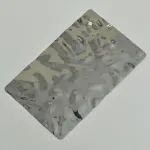 Стеновая панель Big chrome water водная рябь — 2800*1220*8 мм