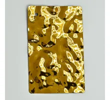 Стеновая панель Big gold water водная рябь - 2800*1220*5 мм Стеновая панель Big gold water водная рябь - 2800*1220*5 мм